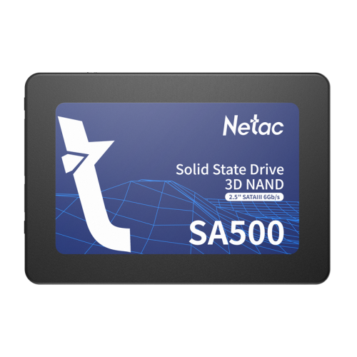 Netac SSD SA500 120GB 2.5 SATAIII 3D NAND, R/W up to 500/400MB/s, TBW 60TB, 3y wty