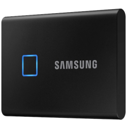 SSD Samsung T7 Touch External 2Tb BLACK USB 3.2 (MU-PC2T0K/WW), 1year
