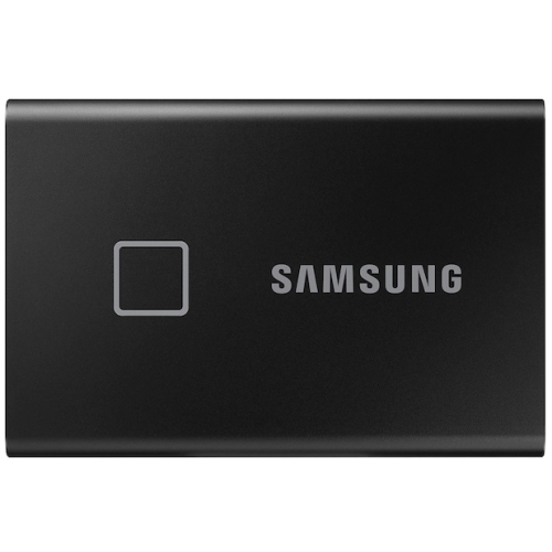 SSD Samsung T7 Touch External 2Tb BLACK USB 3.2 (MU-PC2T0K/WW), 1year
