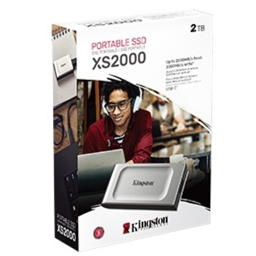 Kingston External SSD SXS2000 2Tb USB 3.2 Gen 2x2 R2000/W2000MB/s Retail 1 year (SXS2000/2000G)