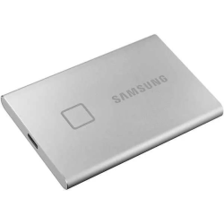 SSD Samsung T7 Touch External 500Gb SILVER USB 3.2 (MU-PC500S/WW ) 1year