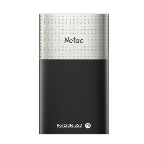 Netac Z9 1TB USB 3.2 Gen 2 Type-C External SSD, R/W up to 550MB/480MB/s,with USB-C to USB-A cable and USB-A to USB-C adapter 3Y wty