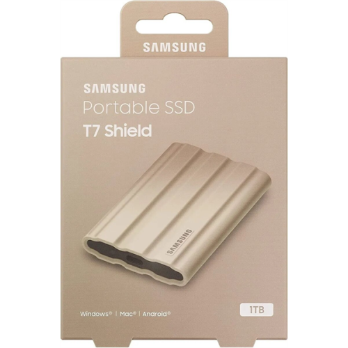 SSD Samsung T7 Shield External 1Tb (1024GB) WHITE USB 3.2 (MU-PE1T0K/WW) 1year