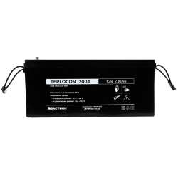 (443) Бастион TEPLOCOM 200Ач АКБ СК 12В/200 Ач/M6/Срок службы — 12 лет.