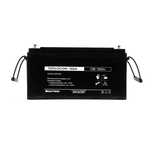 (442) Бастион TEPLOCOM 150Ач АКБ СК 12В/150 Ач/M6/Срок службы — 12 лет.