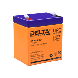 Delta Аккумуляторная батарея для ИБП HR 12-21W (12V/5Ah)