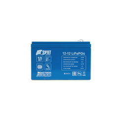 (646) Бастион Skat i-Battery 12-12 LiFePO4 АКБ LI-ION 12В/12Ач/4S4P/BMS/F2/Срок службы — 12 лет/5 л.г