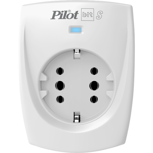 Сетевой фильтр ZIS PILOT BIT S, 1 розетка, 16А/3,5кВт, св.серый