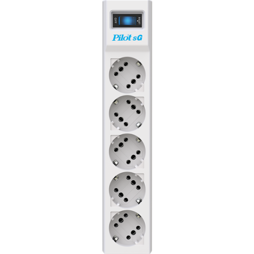 Сетевой фильтр ZIS Company PILOT sG  5 роз 1,8м.