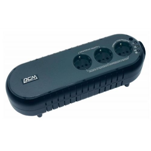 Powercom Back-UPS WOW, OffLine, 300VA/165W, Tower, 3xSchuko outlets(1 Surge & 2 batt) (41484)