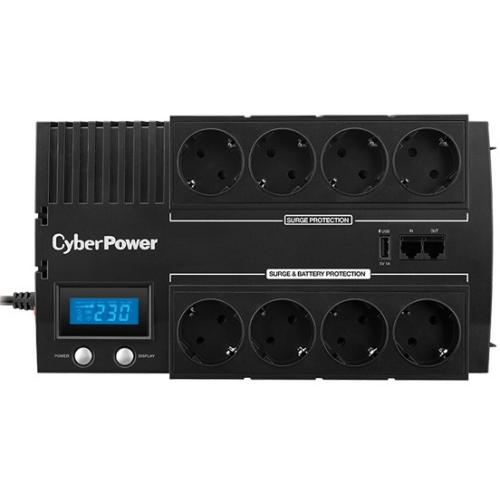 Cyberpower BR1000ELCD Line-Interactive 1000VA/600W USB/RJ11/45 (4+4 EURO)