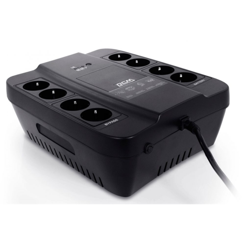 Powercom Back-UPS SPIDER, OffLine, 450VA/270W, Tower, 8xSchuko outlets (4 surge & 4 batt) (332718)