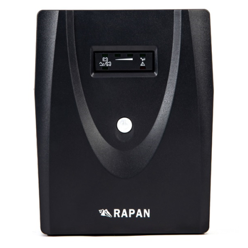 (736) Бастион RAPAN-UPS 1500ВА/900Вт/line-interactive/АКБ 7Ачx2/2xC13 2xSchuko/1,5 л.г.