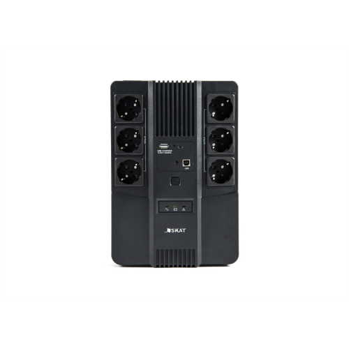 (8998) Бастион SKAT-UPS 600 AI 600ВА/360Вт/Line-Interactive/АКБ 7Ачх1/220В/6хSchuko/3 л.г