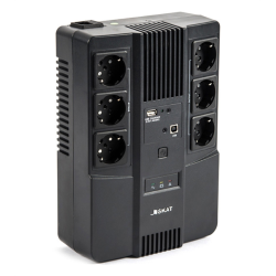 (8998) Бастион SKAT-UPS 600 AI 600ВА/360Вт/Line-Interactive/АКБ 7Ачх1/220В/6хSchuko/3 л.г