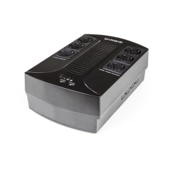 IRBIS UPS Personal plus  600VA/360W, Line-Interactive, AVR, 6xSchuko outlets(3 Surge & 3 batt.), 2 USB charger, 2 year warranty