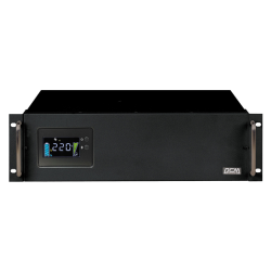Powercom King Pro RM KIN-2200AP, LCD, 2200VA/1760W, Rack mount 3U, 8*IEC320-C13 (8 batt), SNMP Slot, black (1152608)