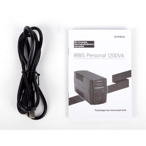IRBIS UPS Personal  1200VA/720W, AVR, 4 Schuko outlets, USB, 2 years warranty, (12V / 7AH х 2)