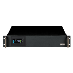 Powercom King Pro RM KIN-1200AP, LCD, 1200VA/960W, Rack mount 2U, 6*IEC320-C13 (2 surge & 4 batt), SNMP Slot, black (1152596)