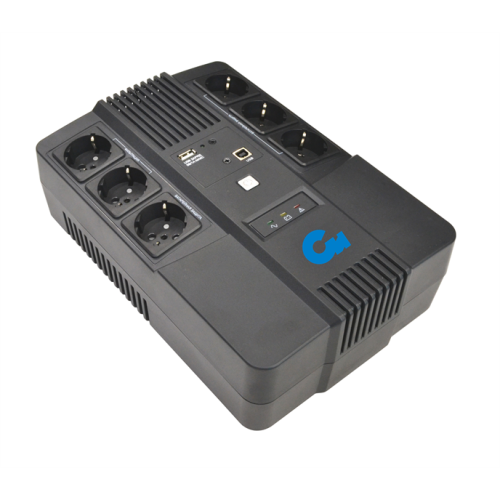 Связь инжиниринг ИБП линейно-интерактивный, 800ВА/480Вт, напольный, 6xSchuko (4 batt+ 2 surge), USB, 2 года гарантия, Россия