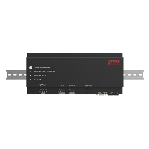 Powercom DRU 850VA/510W, DIN Rail, 230V, RS-232, 2 year warranty (1114019)