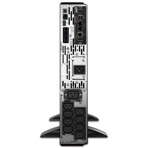 APC Smart-UPS X 3000VA/2700W, RM 2U/Tower, Ext. Runtime, Line-Interactive, LCD, Out: 220-240V 8xC13 (3-gr. switched) 1xC19, Pre-Inst. Web/SNMP, USB, COM, EPO, HS User Replaceable Bat, Black, 1 year wa