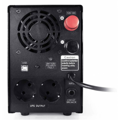 Powercom Infinity, Line-Interactive, 800VA/480W, Tower, 2xSchuko, LCD, USB (314809)