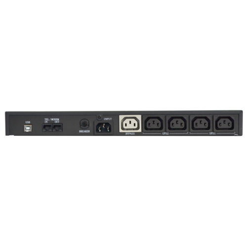Powercom King Pro RM, Line-Interactive, 1000VA/800W, Rack mount 1U, 5*IEC320-C13 (1 surge & 4 batt), USB, LCD, black (1152593)