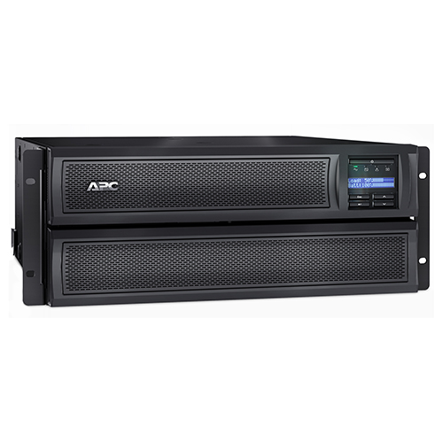 APC Smart-UPS X 3000VA/2700W, RM 4U/Tower, Ext. Runtime, Line-Interactive, LCD, Out: 220-240V 8xC13 (3-gr. switched) 3xC19, SmartSlot, USB, COM, EPO, HS User Replaceable Bat, Black, 1 year warranty