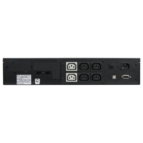 Powercom King Pro RM, Line-Interactive, 1500VA/1200W, Rack mount 2U, 6*IEC320-C13 (2 surge & 4 batt), Serial+USB, SmartSlot, LCD, black (1152600)