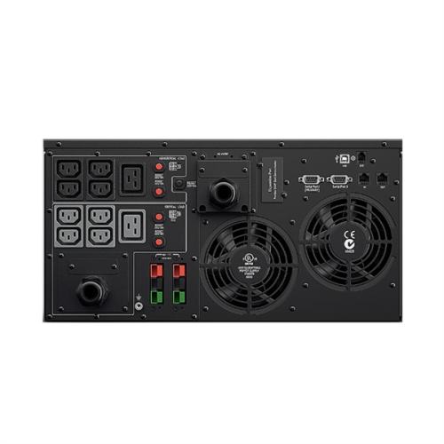 CyberPower PR6000ELCDRTXL5U Line-Interactive 6000VA/4500W USB/RS-232/Dry/EPO/SNMPslot/RJ11/45/ВБМ (8 IEC С13, 2 IEC C19, 1 клеммная колодка)