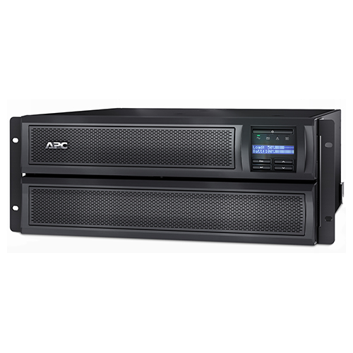 APC Smart-UPS X 2200VA/1980W, RM 4U/Tower, Ext. Runtime, Line-Interactive, LCD, Out: 220-240V 8xC13 (3-gr. switched) 2xC19, SmartSlot, USB, COM, EPO, HS User Replaceable Bat, Black, 1 year warranty