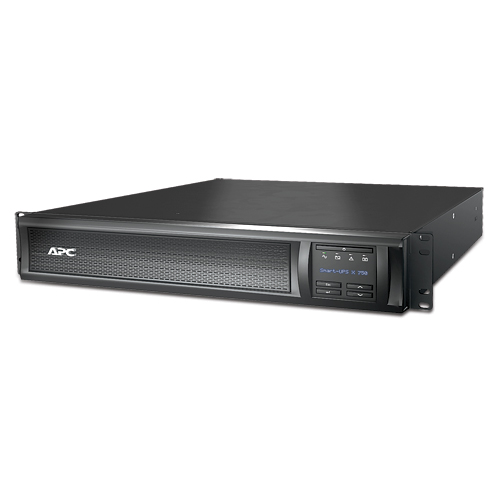 APC Smart-UPS X 750VA/600W, Tower/RM 2U, Ext. Runtime, Line-Interactive, LCD, Out: 220-240V 8xC13 (1-gr. switched) , SmartSlot, USB, COM, EPO, HS User Replaceable Bat, Black, 1 year warranty (REP: SUA