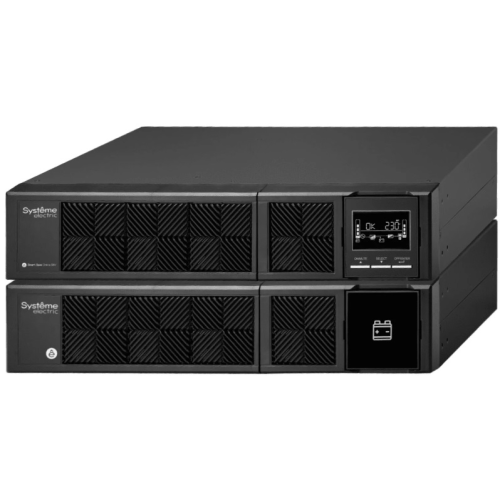 Systeme Electric Smart-Save Online SRV, 2000VA/1800W, On-Line, Extended-run, Rack/Tower 4U(2U PM + 2U Battery), LCD, Out: 6xC13, SNMP Intelligent Slot, USB, RS-232