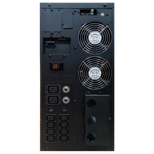 Powercom MACAN, On-Line, 6000VA/6000W, Tower, IEC Terminal + IEC320 8*C13+2*C19, Serial+USB, SNMP Slot (1439699)
