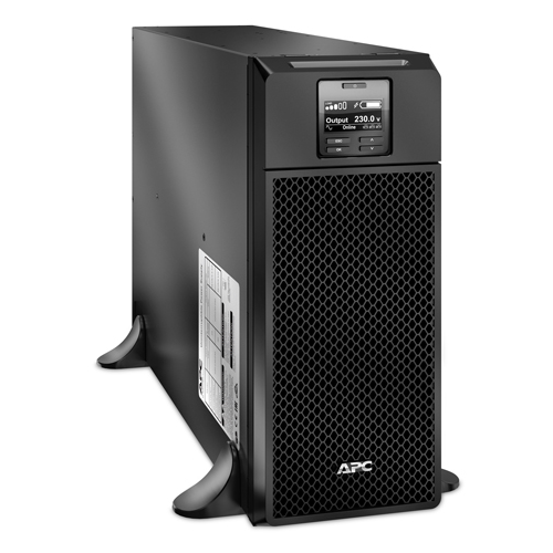 APC Smart-UPS SRT, 6000VA/6000W, On-Line, Extended-run, Black, Tower (Rack 4U convertible), Pre-Inst. Web/SNMP, with PC Business