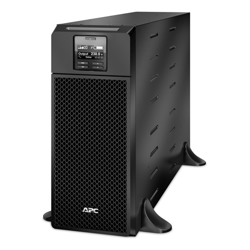 APC Smart-UPS SRT, 6000VA/6000W, On-Line, Extended-run, Black, Tower (Rack 4U convertible), Pre-Inst. Web/SNMP, with PC Business