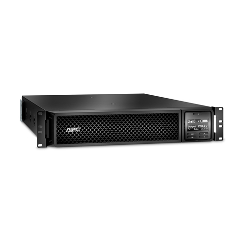 APC Smart-UPS SRT RM, 3000VA/2700W, On-Line, Extended-run, Rack 2U, Black, 1 year warranty