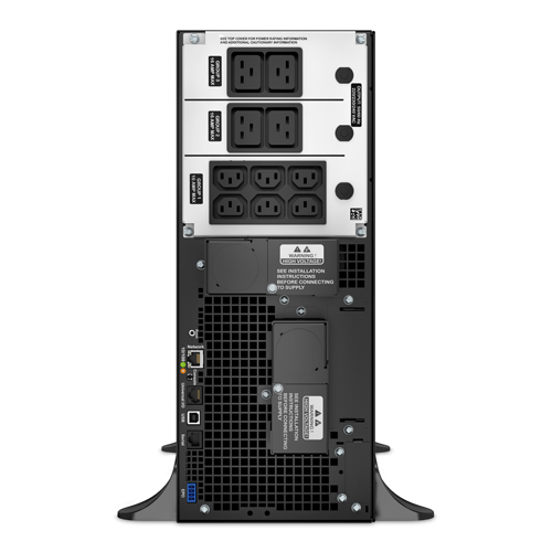 APC Smart-UPS SRT, 6000VA/6000W, On-Line, Extended-run, Black, Tower (Rack 4U convertible), Pre-Inst. Web/SNMP, with PC Business
