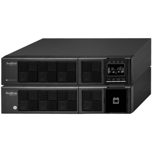 Systeme Electric Smart-Save Online SRV, 6000VA/5400W, On-Line, Extended-run, Rack 4U(Tower convertible), LCD, Out: Hardwire, SNMP Intelligent Slot, USB, RS-232