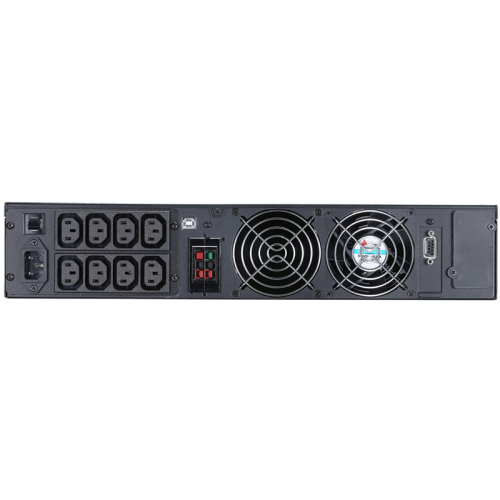 Powercom MACAN SE, On-Line, 2000VA/2000W, Rack/Tower, 8*IEC320-C13, LCD, Serial+USB, SmartSlot, подкл. доп. Батарей (1075913)