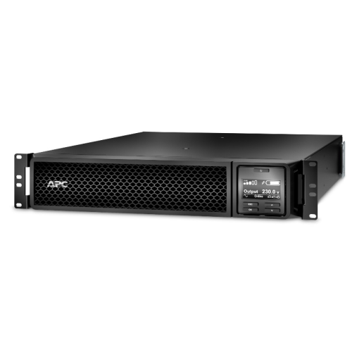 APC Smart-UPS SRT, 1500VA/1500W, On-Line, Extended-run, Black, Rack 2U (Tower convertible), Black, 1 year warranty