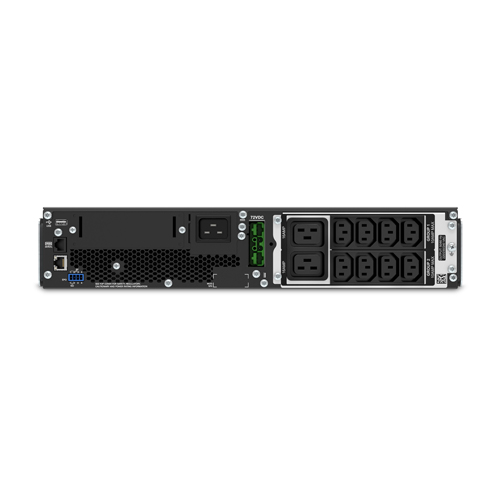 APC Smart-UPS SRT RM, 2200VA/1980W, On-Line, Extended-run, Rack 2U, Black, 1 year warranty