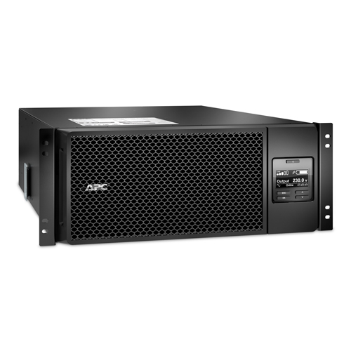 APC Smart-UPS SRT RM, 6000VA/6000W, On-Line, Extended-run, Rack 4U (Tower convertible), Pre-Inst. Web/SNMP, with PC Business, Black, 1 year warranty