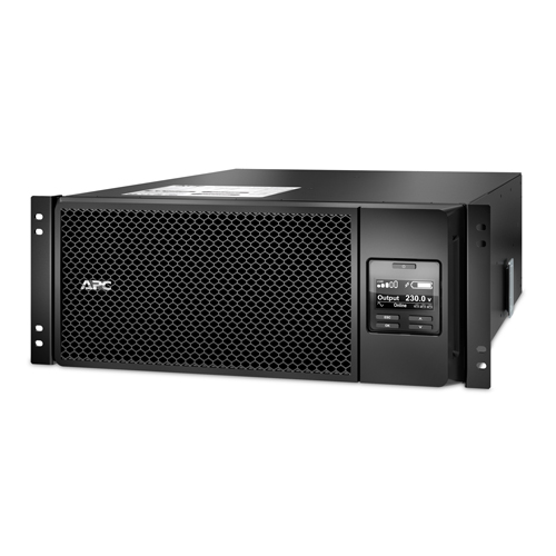 APC Smart-UPS SRT RM, 6000VA/6000W, On-Line, Extended-run, Rack 4U (Tower convertible), Pre-Inst. Web/SNMP, with PC Business, Black, 1 year warranty