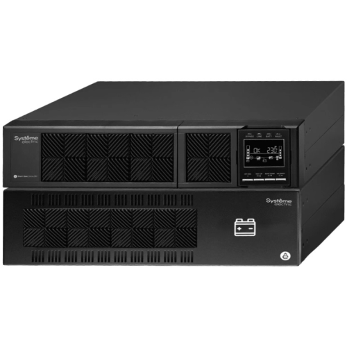 Systeme Electric Smart-Save Online SRV, 6000VA/5400W, On-Line, Extended-run, Rack 5U(Tower convertible), LCD, Out: Hardwire, SNMP Intelligent Slot, USB, RS-232