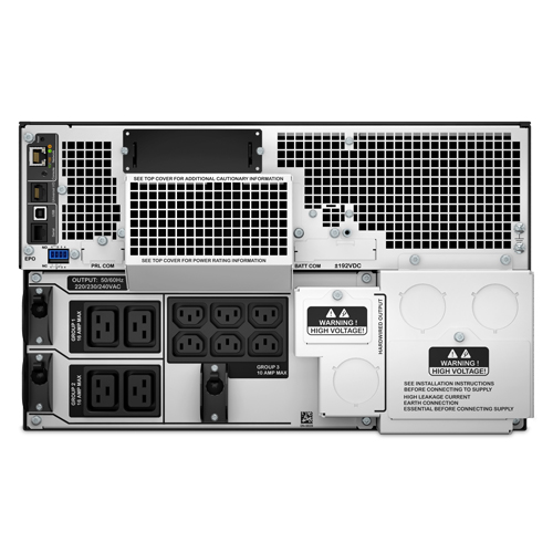 APC Smart-UPS SRT RM, 8000VA/8000W, On-Line, Extended-run, Rack 6U (Tower convertible), Pre-Inst. Web/SNMP, with PC Business, Black, 1 year warranty