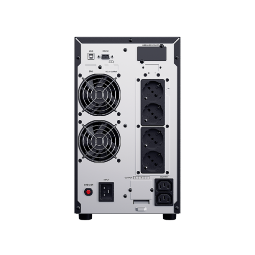 Сайбер Электро ЭКСПЕРТ-3000 Онлайн, Напольное исполнение 3000ВА/2400Вт. USB/RS-232/SNMPslot (4 EURO + 2 IEC С13+Тerminal) (12В /9Ач. х 6)