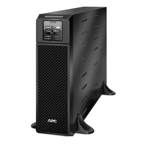 APC Smart-UPS SRT, 5000VA/4500W, On-Line, Extended-run, Black, Tower (Rack 3U convertible), Pre-Inst. Web/SNMP, with PC Business