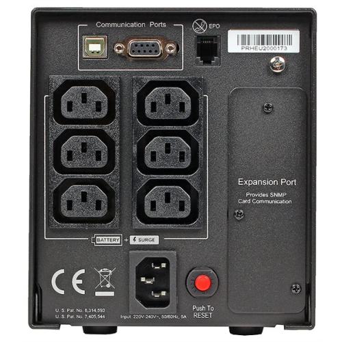CyberPower  PR750ELCD Line-Interactive 750VA/675W USB/RS-232/EPO/SNMPslot (6 IEC С13)